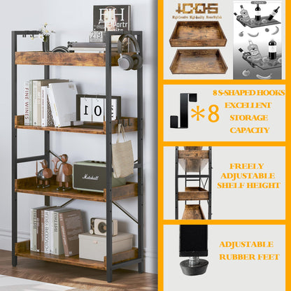 HCHQHS 6-Tier Bookcase