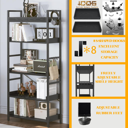 HCHQHS 6-Tier Bookcase