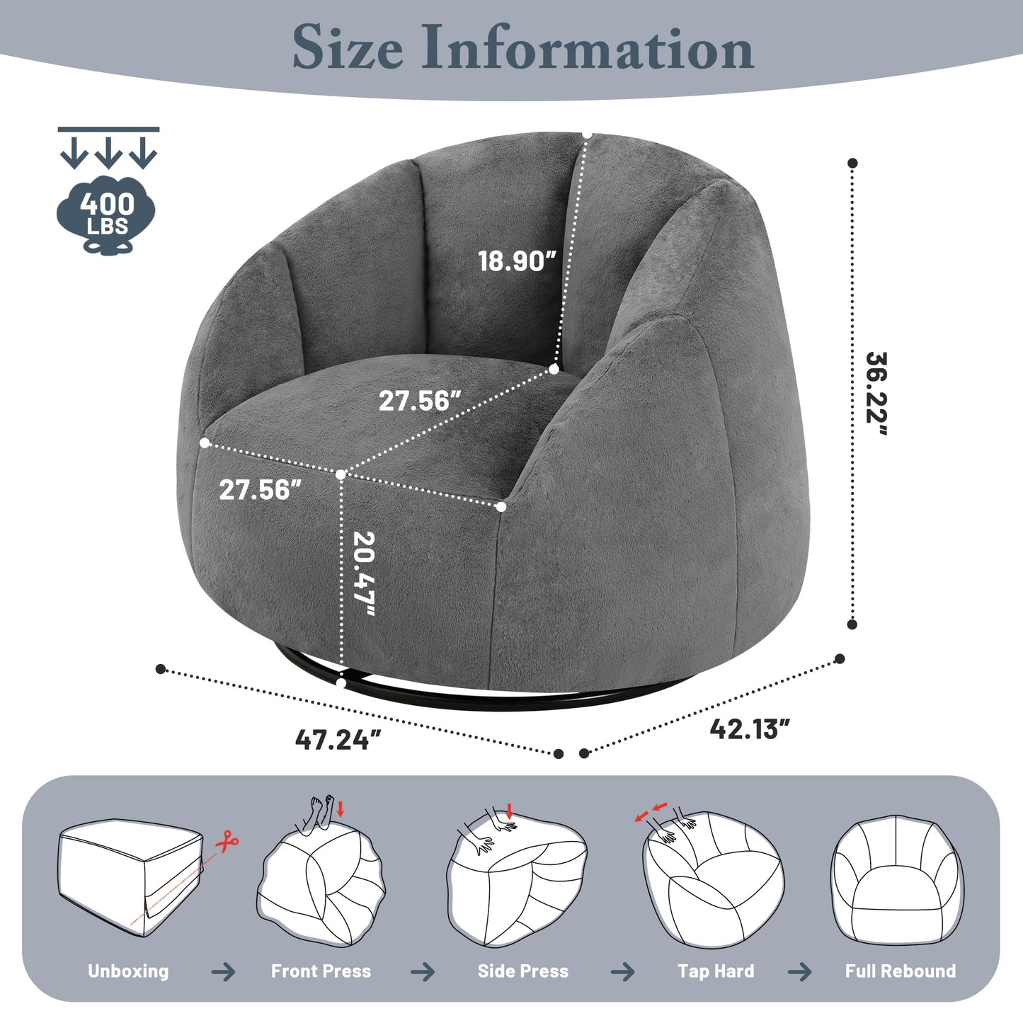 Giant Bean Bag Chair – Beige