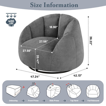 Giant Bean Bag Chair – Beige