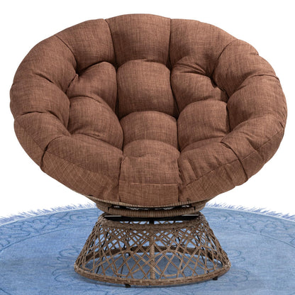 Bme 40" Papasan Swivel Chair