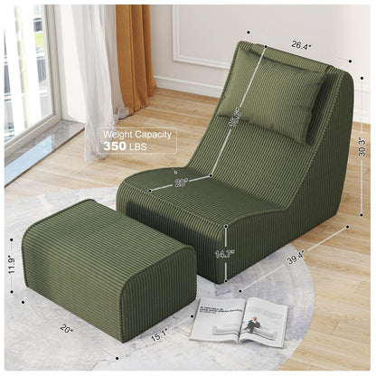 Mint Green Giant Bean Bag Chair