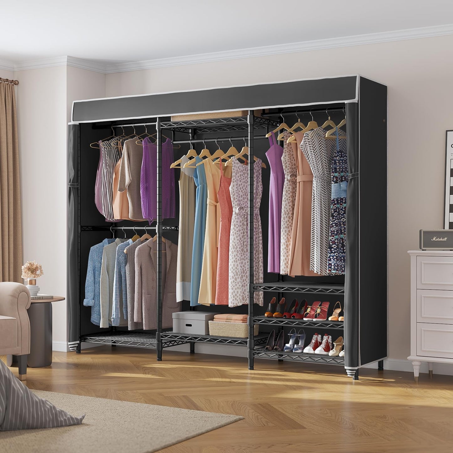 VIPEK V5C Heavy Duty Covered Clothes Rack