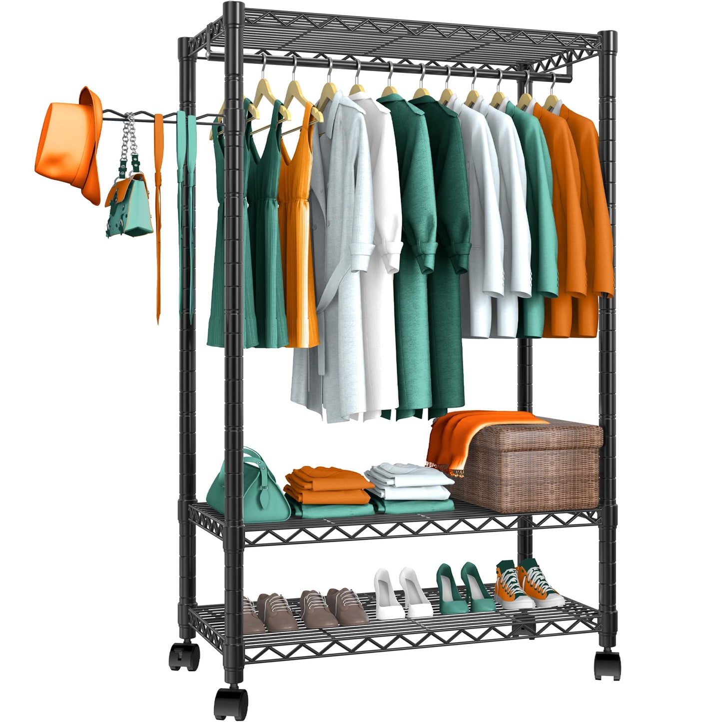PUNION 7-Tier Portable Garment Rack