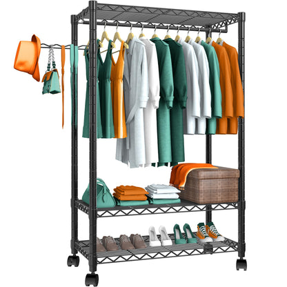 PUNION 7-Tier Portable Garment Rack