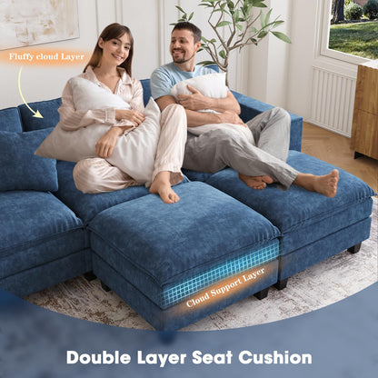 97" 5-Seater Modular Sofa – Beige