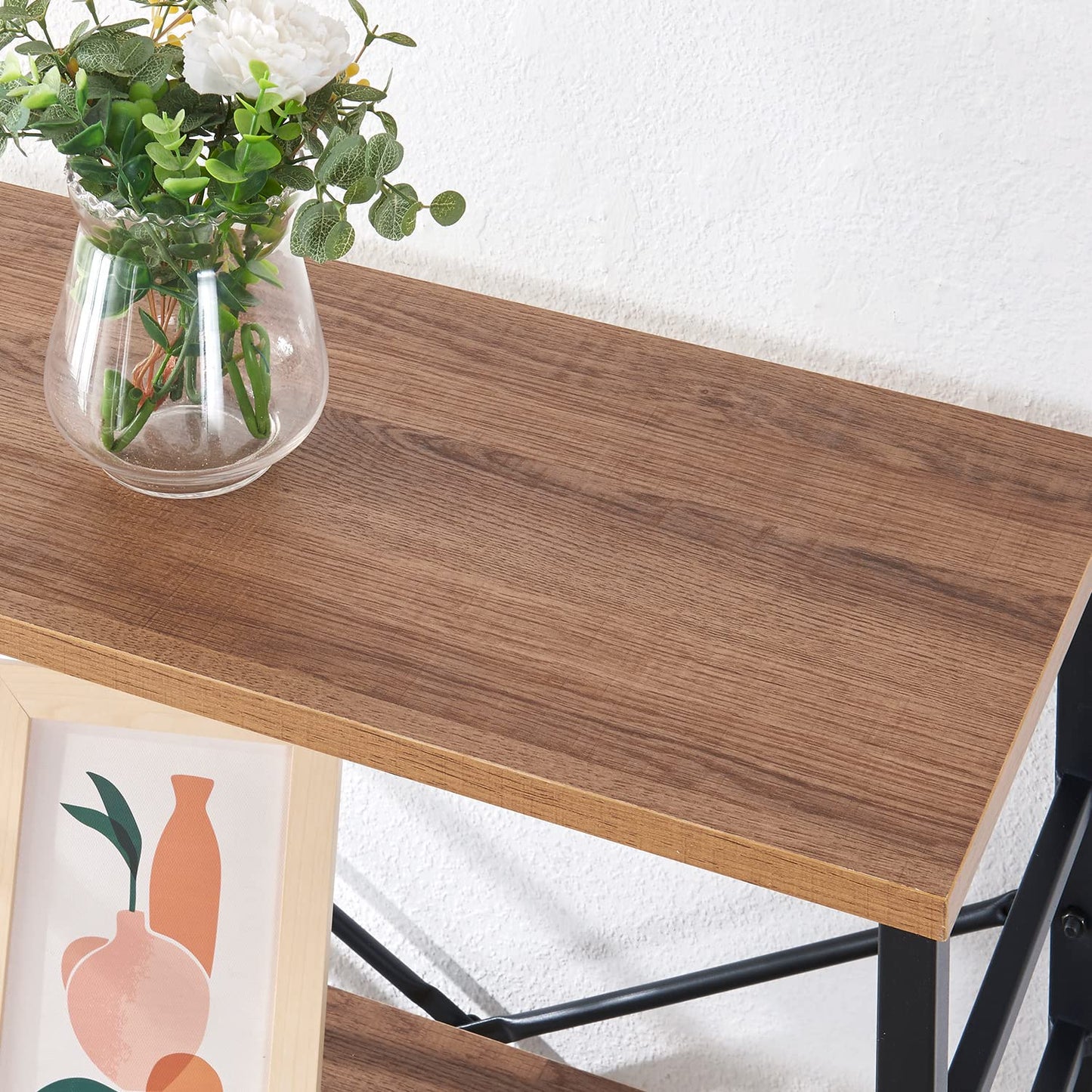 HOMISSUE 84" Metal Bookshelf