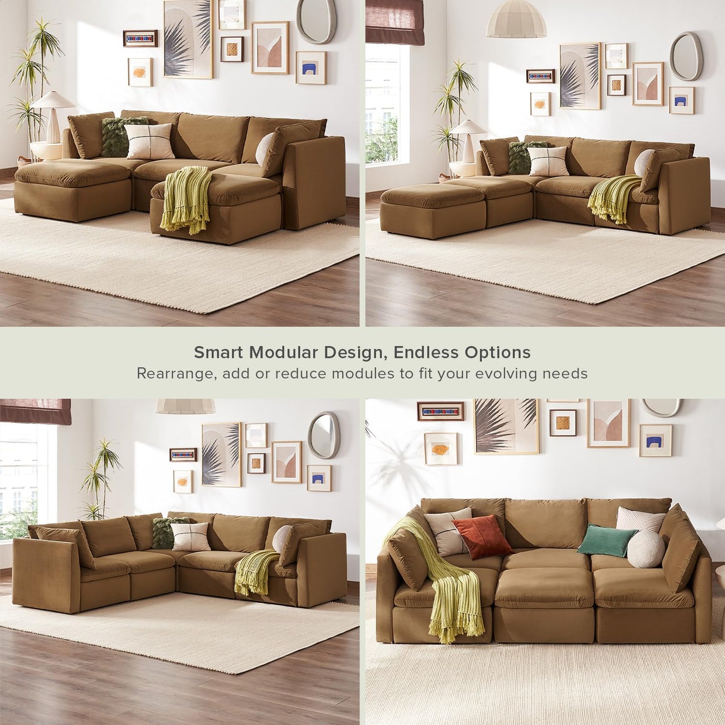 Mopio 6-Seater Modular Sofa Bed