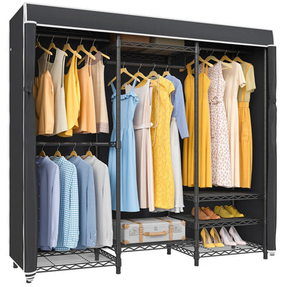 VIPEK V5C Heavy Duty Covered Clothes Rack