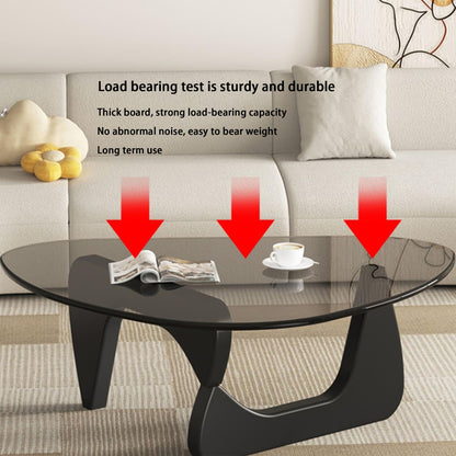 EASYSOUL 32" Glass Coffee Table