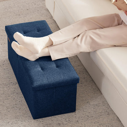 HAUSFRAU 31.5" Storage Ottoman Bench