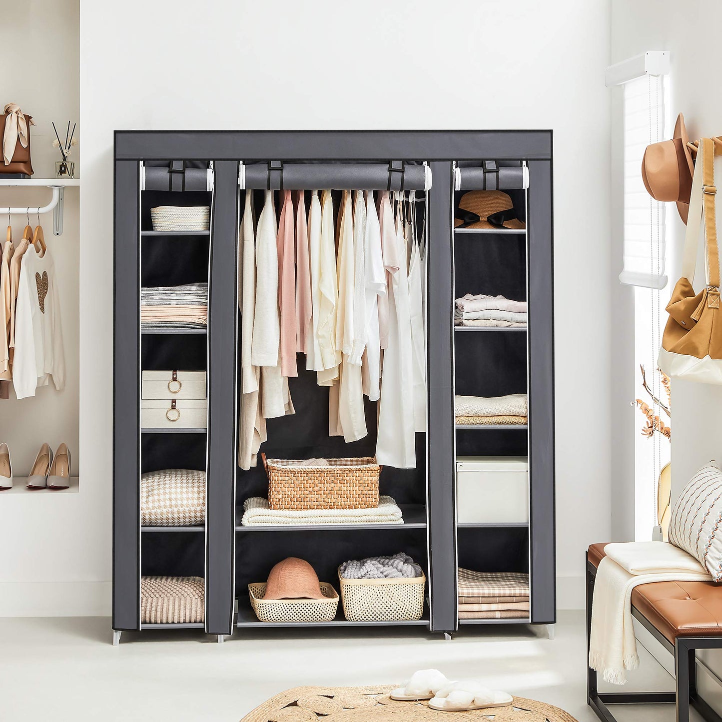 SONGMICS Portable Closet Wardrobe