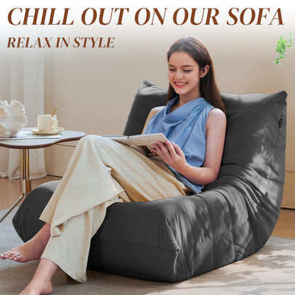 Dark Gray Bean Bag Chair