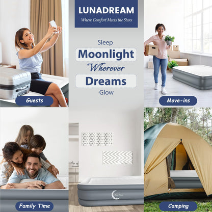 Eclipse Series Queen Air Mattress with USB Pump
