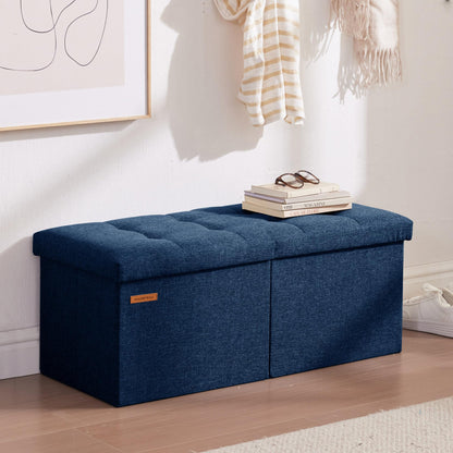 HAUSFRAU 31.5" Storage Ottoman Bench