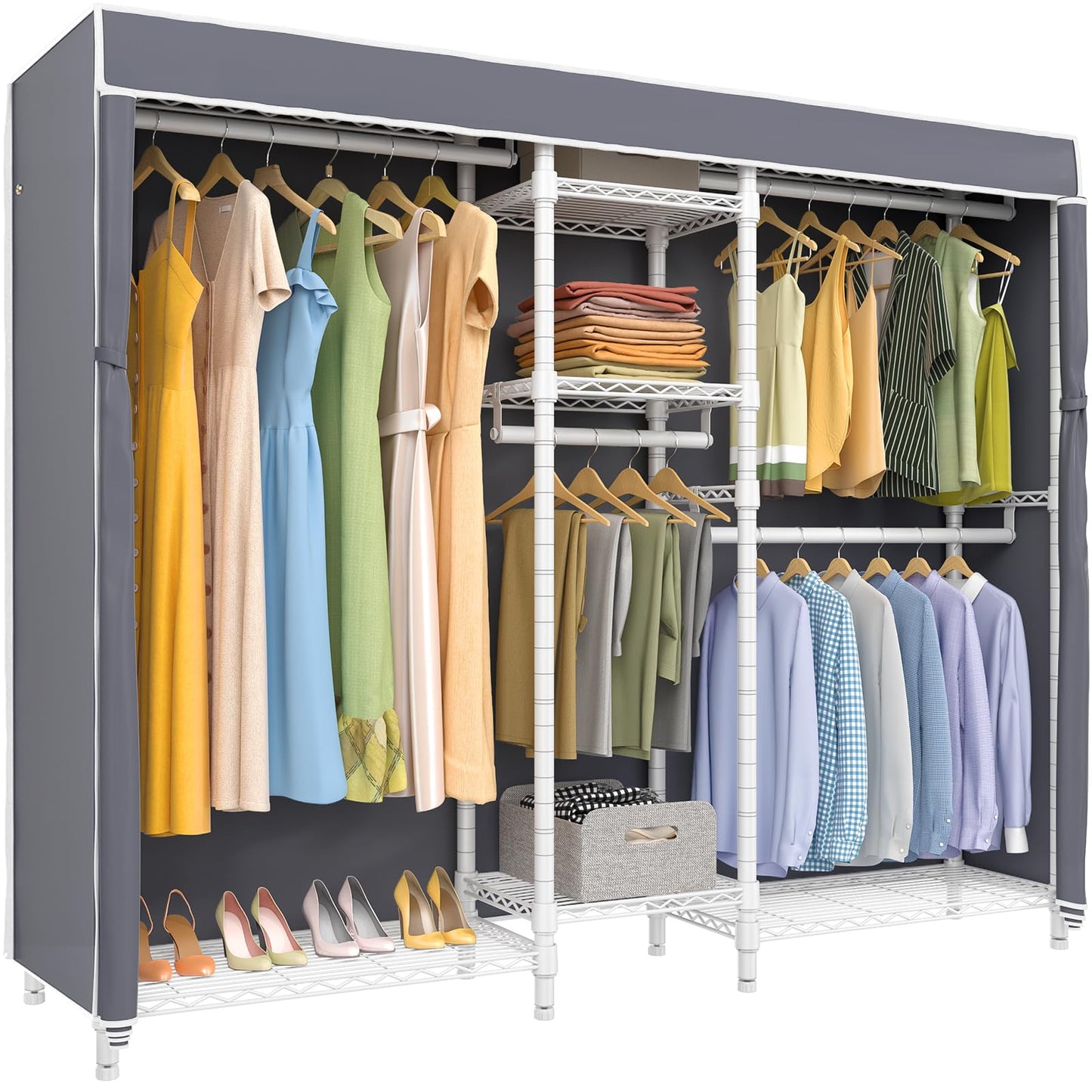 VIPEK 5-Tier Heavy Duty Garment Rack