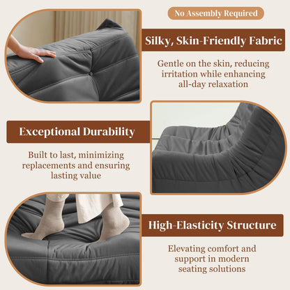 Dark Gray Bean Bag Chair
