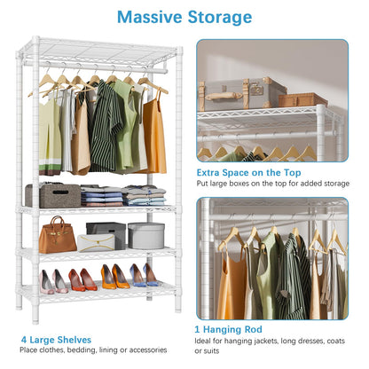 VIPEK V1 4-Tier Heavy Duty Garment Rack