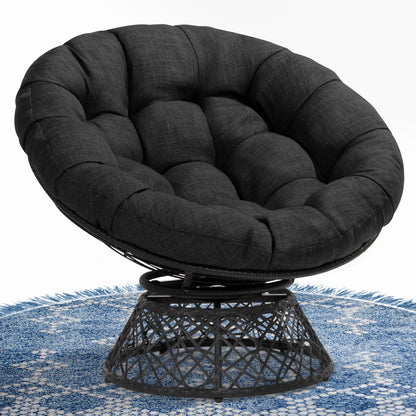 Bme 40" Papasan Swivel Chair