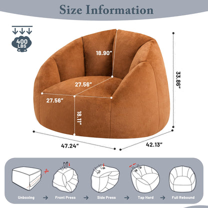 Giant Bean Bag Chair – Beige