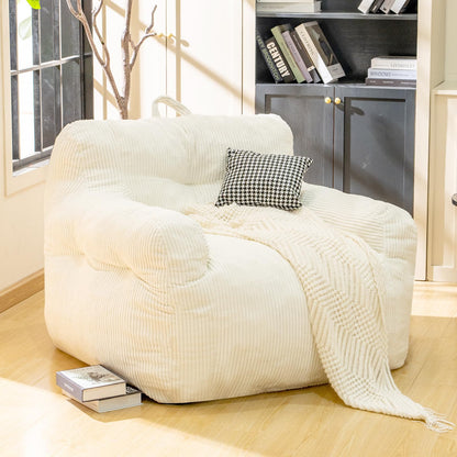 Grey Large Bean Bag Chair