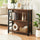 HOMISSUE 3-Tier Rustic Bookshelf