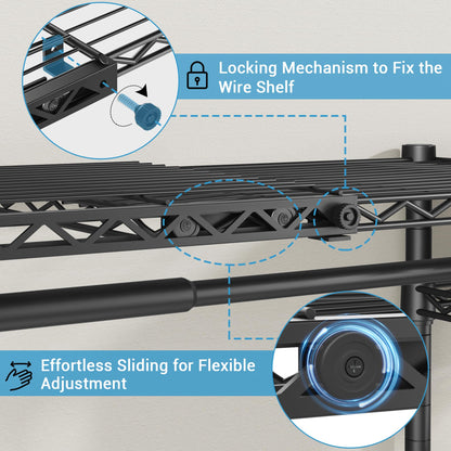VIPEK X30 Adjustable Heavy Duty Clothes Rack