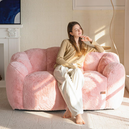 MAXYOYO Floral Bean Bag Chair – Beige