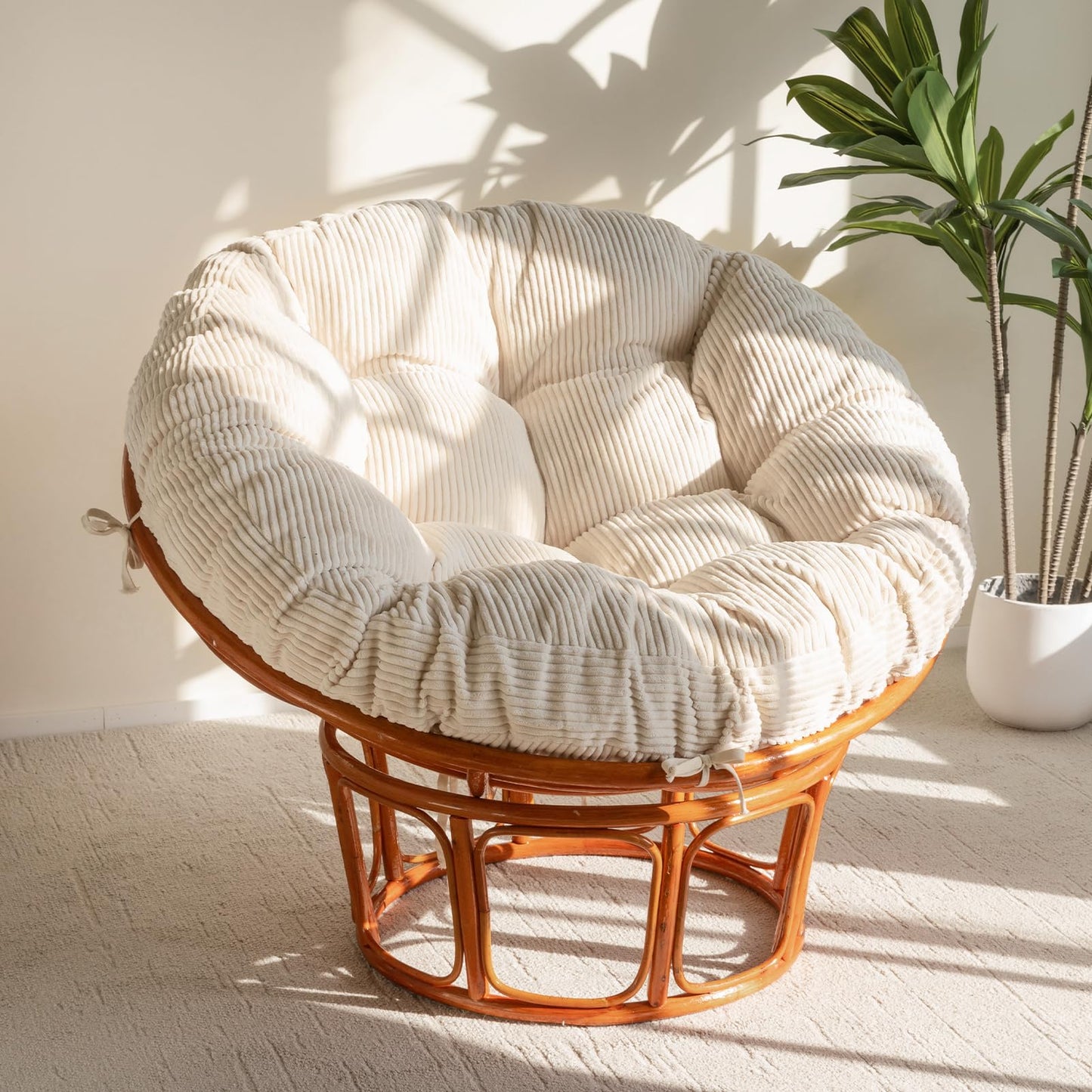 Papasan Chair Cushion 48" Green