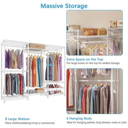 VIPEK V5C Heavy Duty Covered Clothes Rack