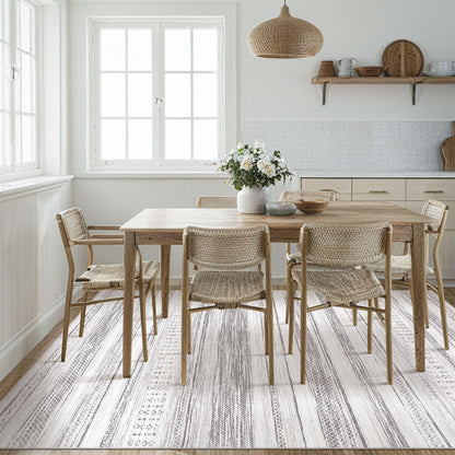 Tortania 9x12 Rug – Boho Cream Brown