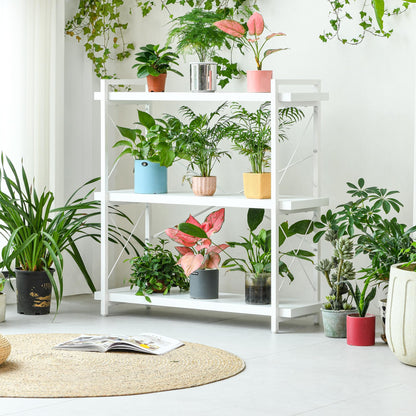 HCHQHS 4-Tier Industrial Bookshelf