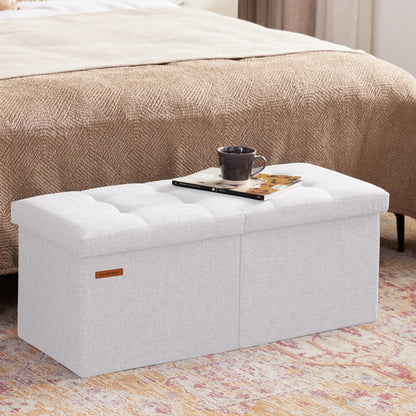 HAUSFRAU 31.5" Storage Ottoman Bench
