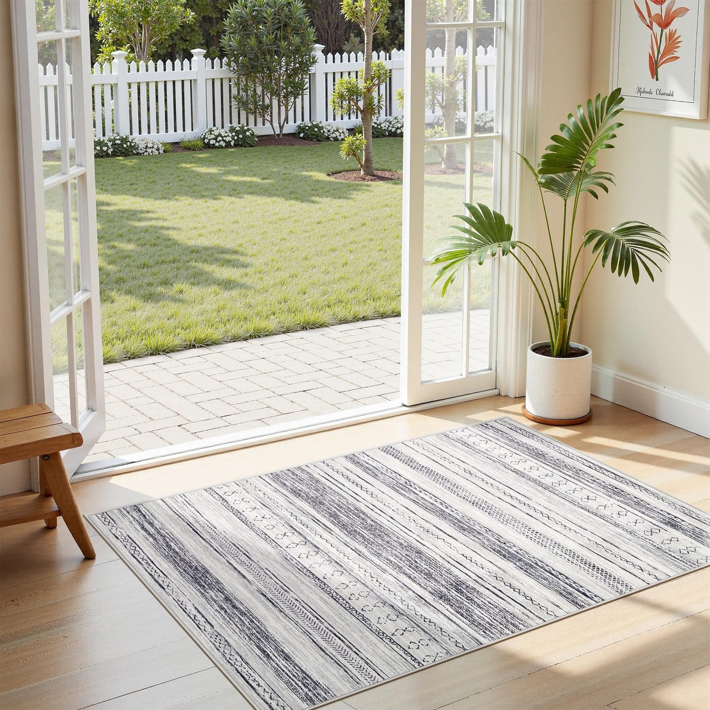 Tortania 9x12 Rug – Boho Cream Brown