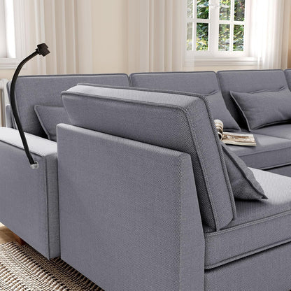 Modular Sofa with Storage – Grey