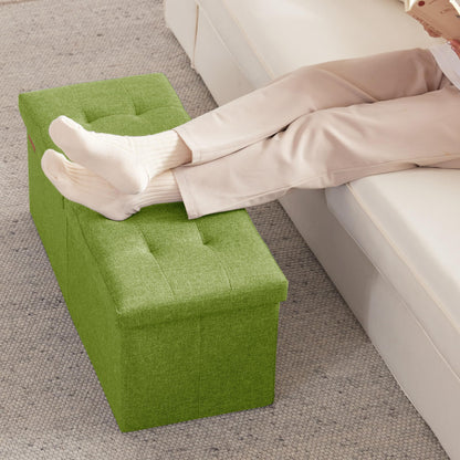 HAUSFRAU 31.5" Storage Ottoman Bench