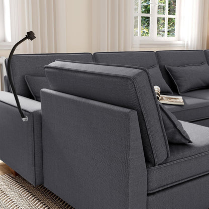 Modular Sofa with Storage – Grey