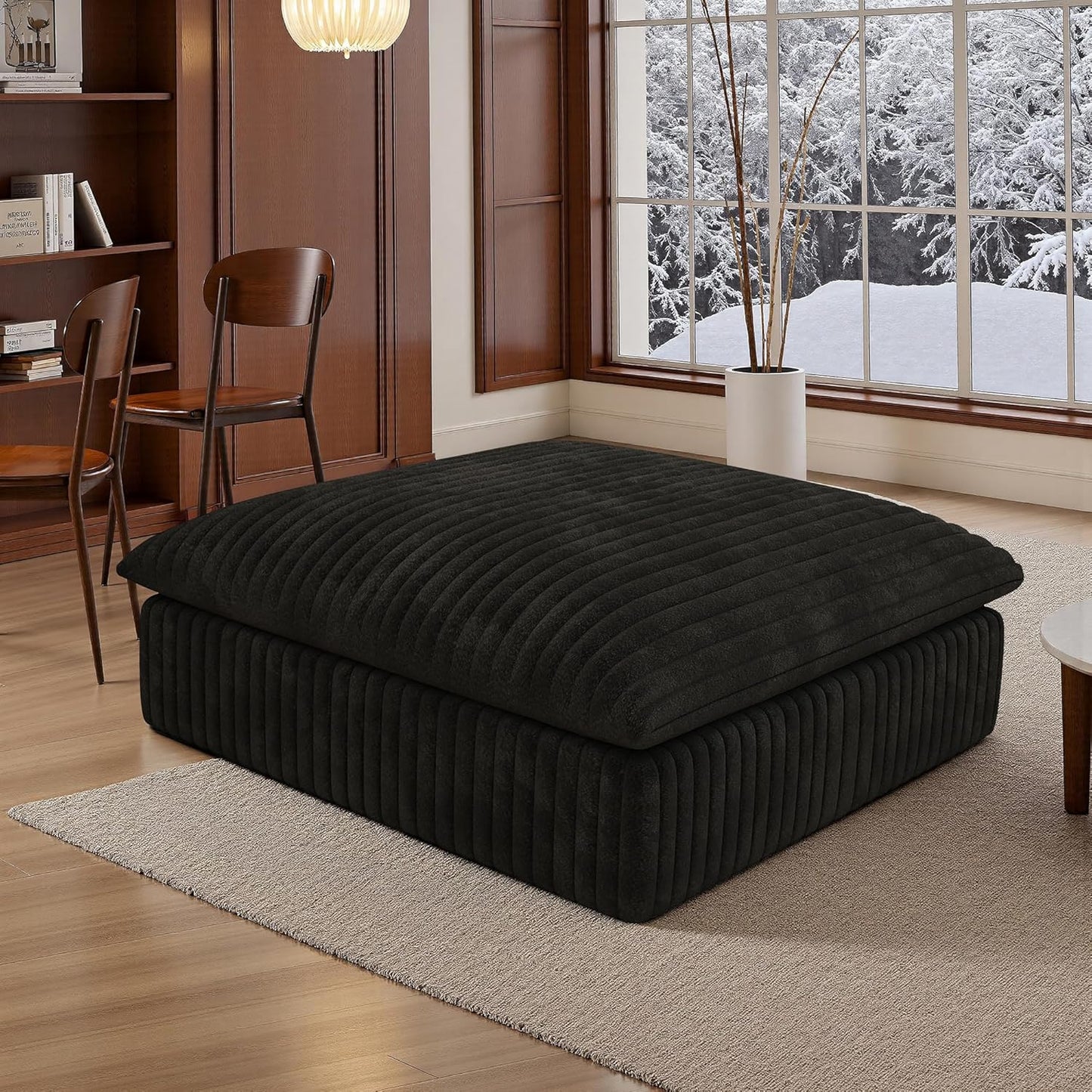 118" Modular Sofa – Black