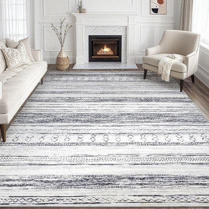 Tortania 9x12 Rug – Boho Cream Brown