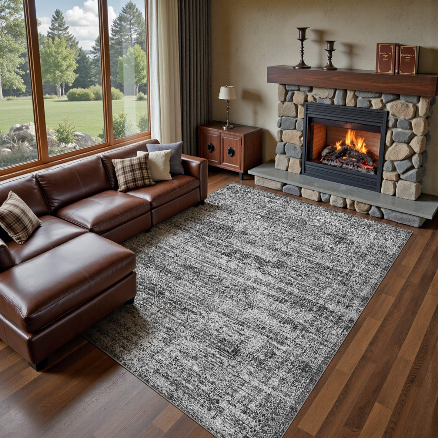 10x14 Blue Grey Rug