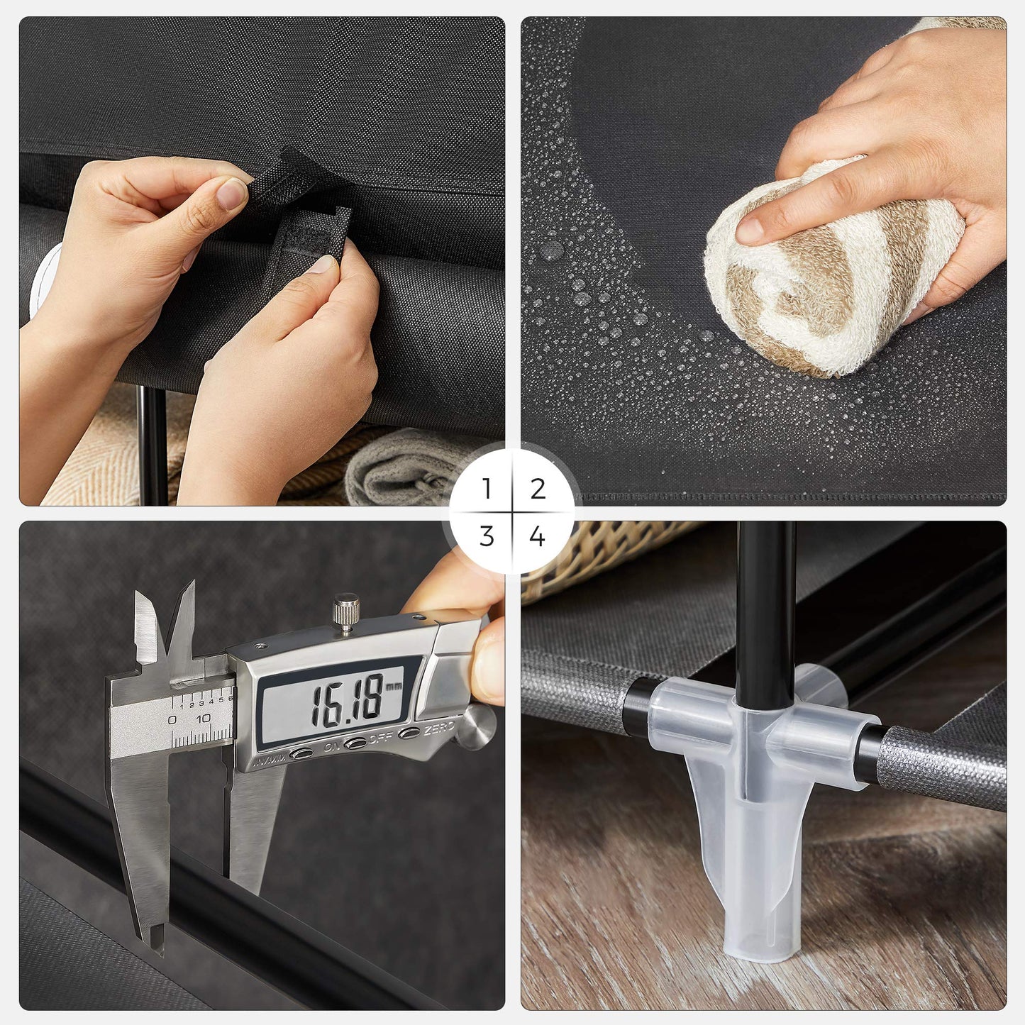 SONGMICS Portable Closet Wardrobe