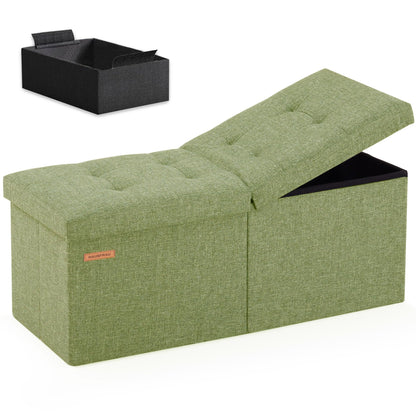 HAUSFRAU 31.5" Storage Ottoman Bench