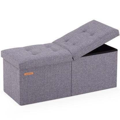 HAUSFRAU 31.5" Storage Ottoman Bench