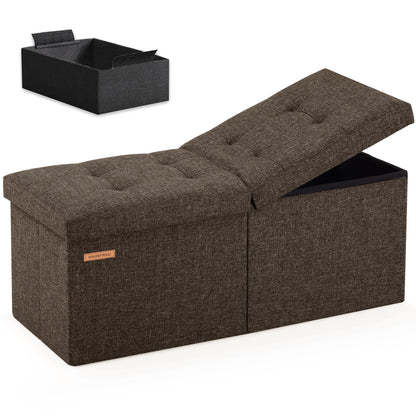 HAUSFRAU 31.5" Storage Ottoman Bench