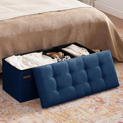 HAUSFRAU 31.5" Storage Ottoman Bench