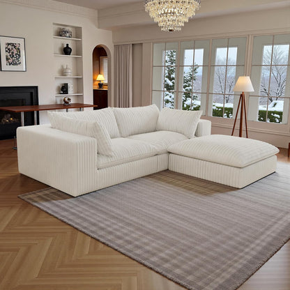 118" Modular Sofa – Black