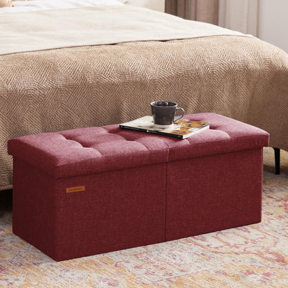 HAUSFRAU 31.5" Storage Ottoman Bench
