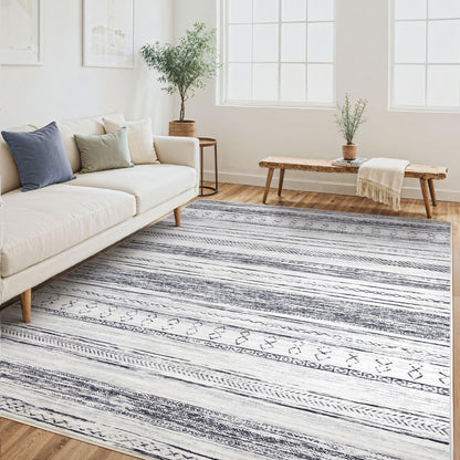 Tortania 9x12 Rug – Boho Cream Brown