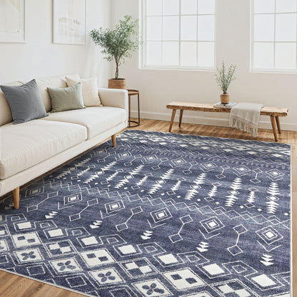 Tortania 9x12 Rug – Boho Cream Brown