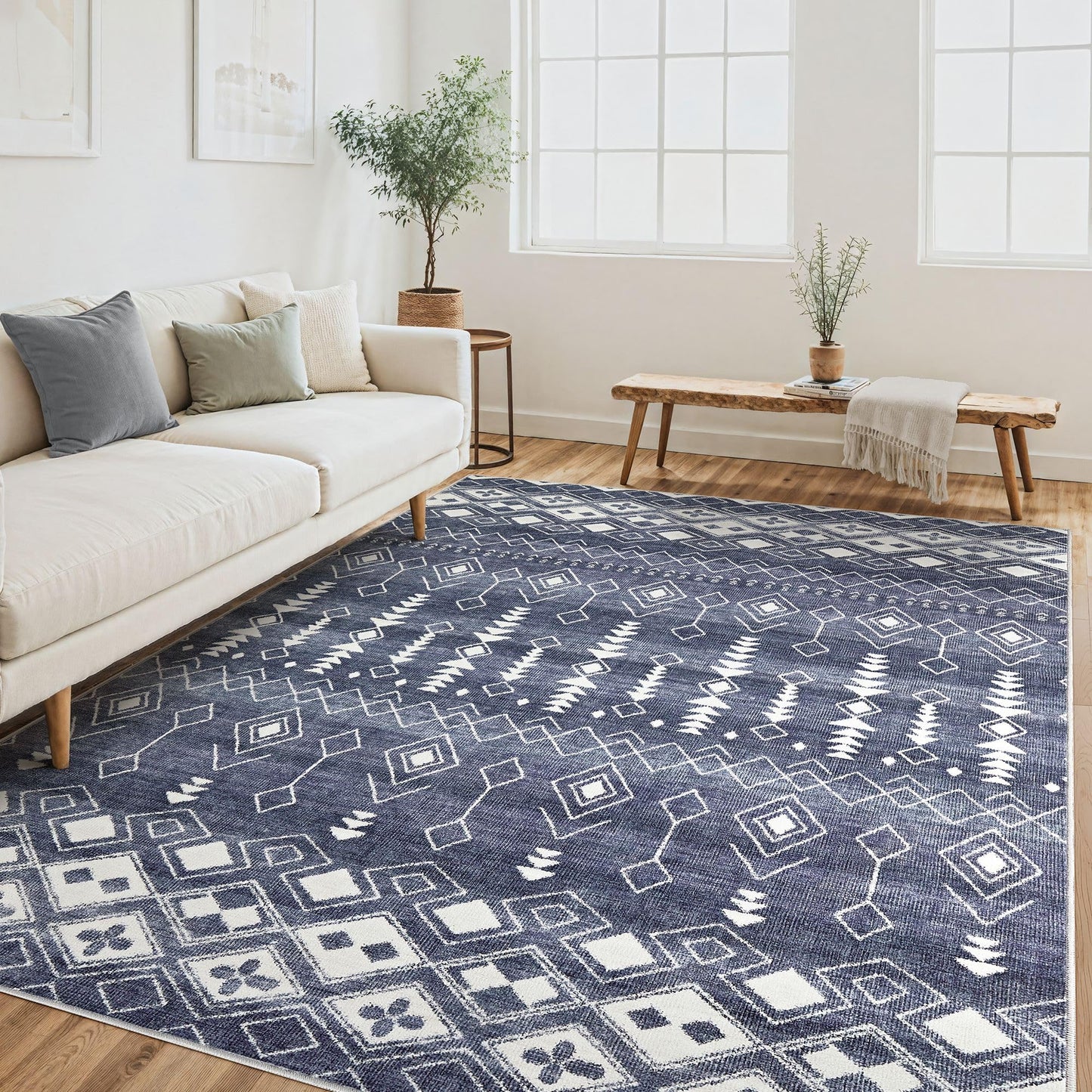 Tortania 9x12 Rug – Boho Cream Brown